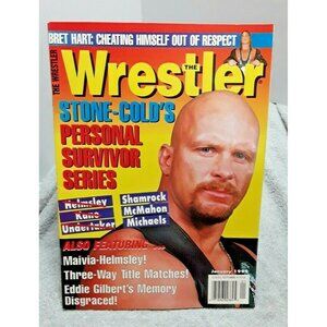 The Wrestler Magazine January 1999 Stone Cold Steve Austin Bret Hart wwe wcw